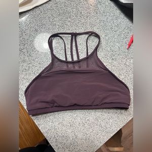 LuluLemon High Neck Bra - size 10 - Purple - Worn once